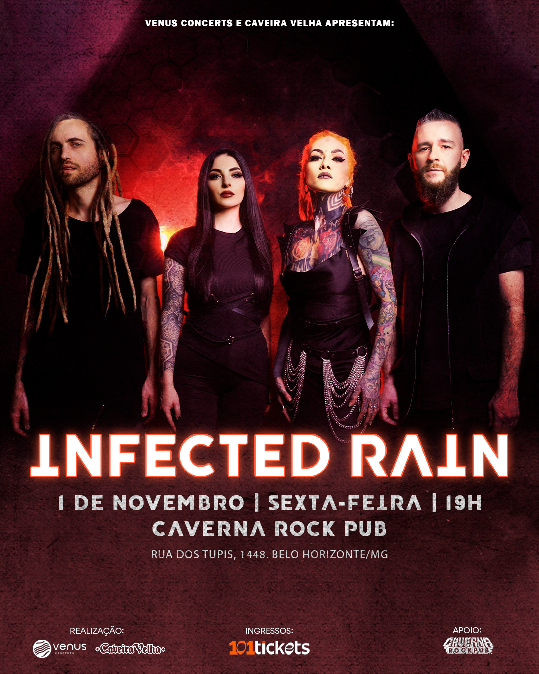 Flayer INFECTED RAIN