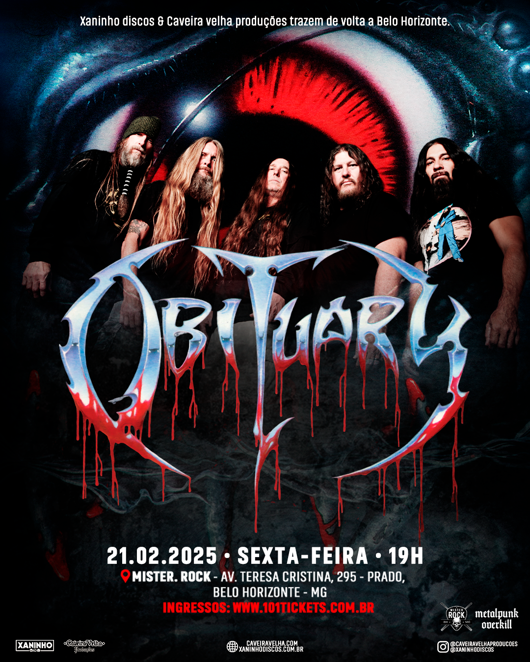 Flayer Obituary em Belo Horizonte