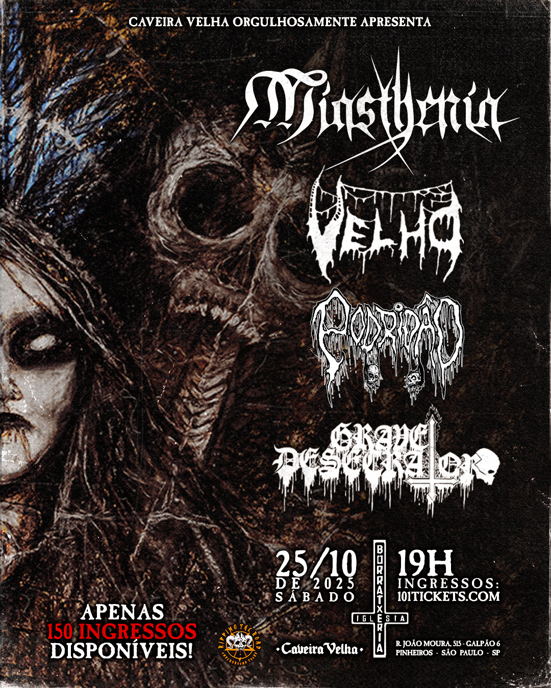 Flayer Miasthenia em São Paulo